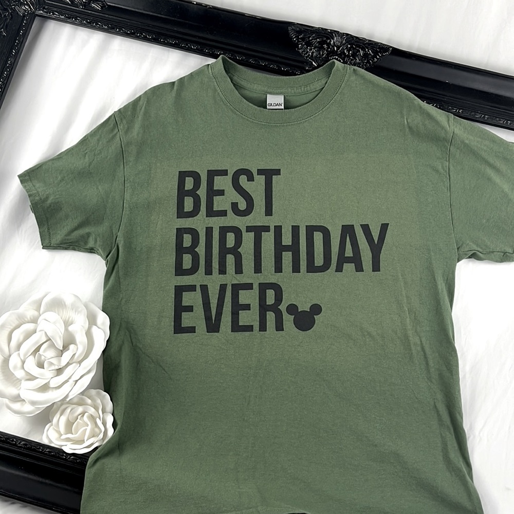 BEST BIRTHDAY EVER Men’s Disney T shirt, Size L